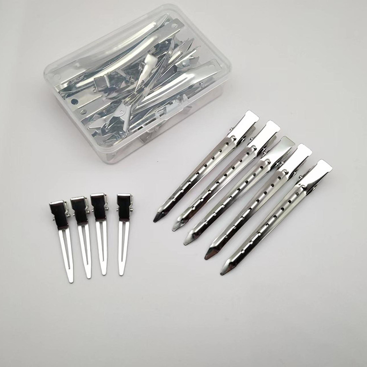 Hairdressing clip positioning clip makeup artist hand push corrugated clip photo studio dyeing and ironing modeling seamless clip partition clip duckbill clip
