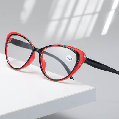 Cross-border trade flower glasses HD reading glasses fashion spring legs red old age glasses old age reading glasses 8508 women