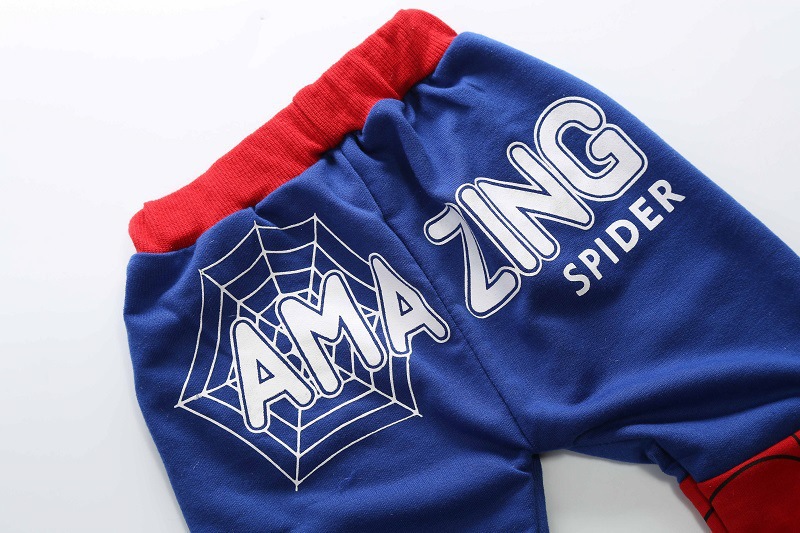 Children's children's clothing 2023 spring new middle school children's Spider-Man three-piece foreign trade boy's leisure suit