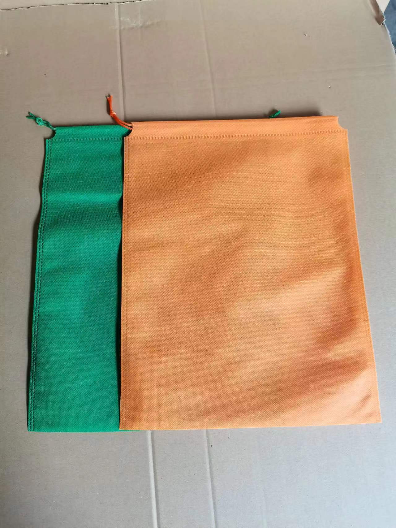 Hot-pressed non-woven fabric bundle pocket spot ultrasonic clothing dustproof double drawstring shoe bag small packaging travel storage