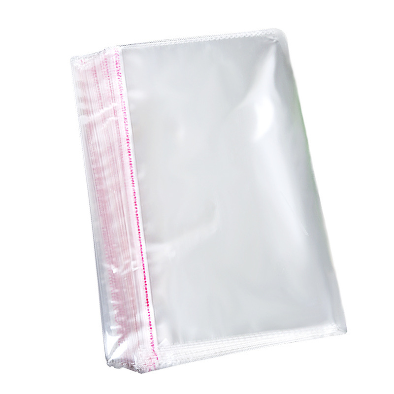 In stock OPP bag transparent plastic bag clothing packaging bag self-adhesive self-sealing bag pe self-adhesive bag printable LOGO