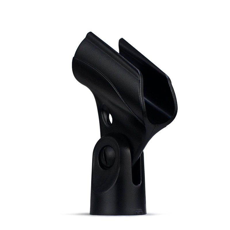 SLR camera fixed head microphone bracket clip gun-type Wired interview microphone suitable for U-shaped pick-up Rod microphone clip