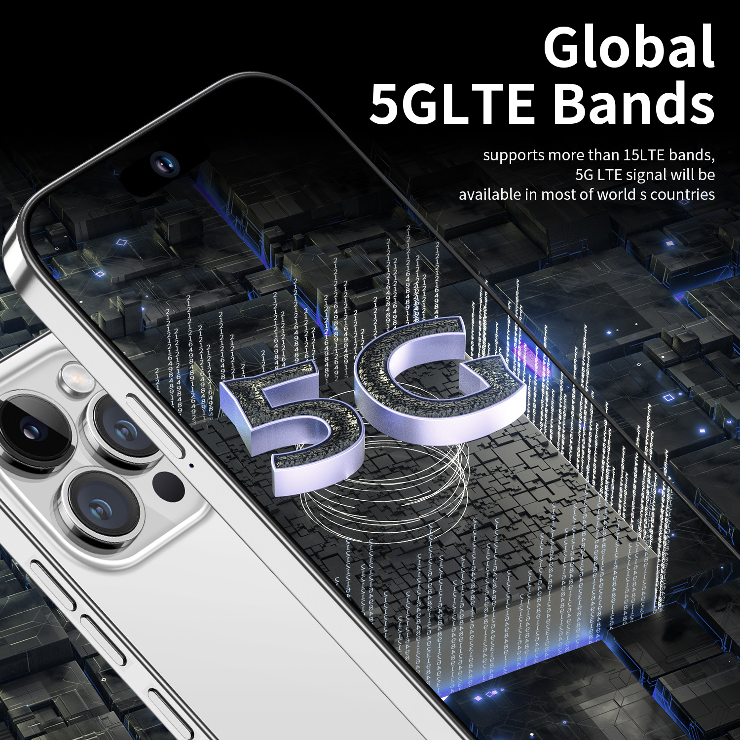 Cross-border mobile phone i15 ProMax 7.3 "smart Android phone (16 1T)13 million pixel 4G network