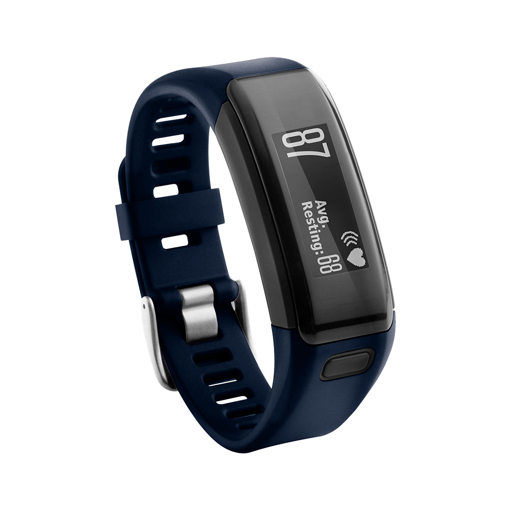 適用佳明Garmin Vivosmart HR硅膠錶帶分體式硅膠錶帶運動手錶帶