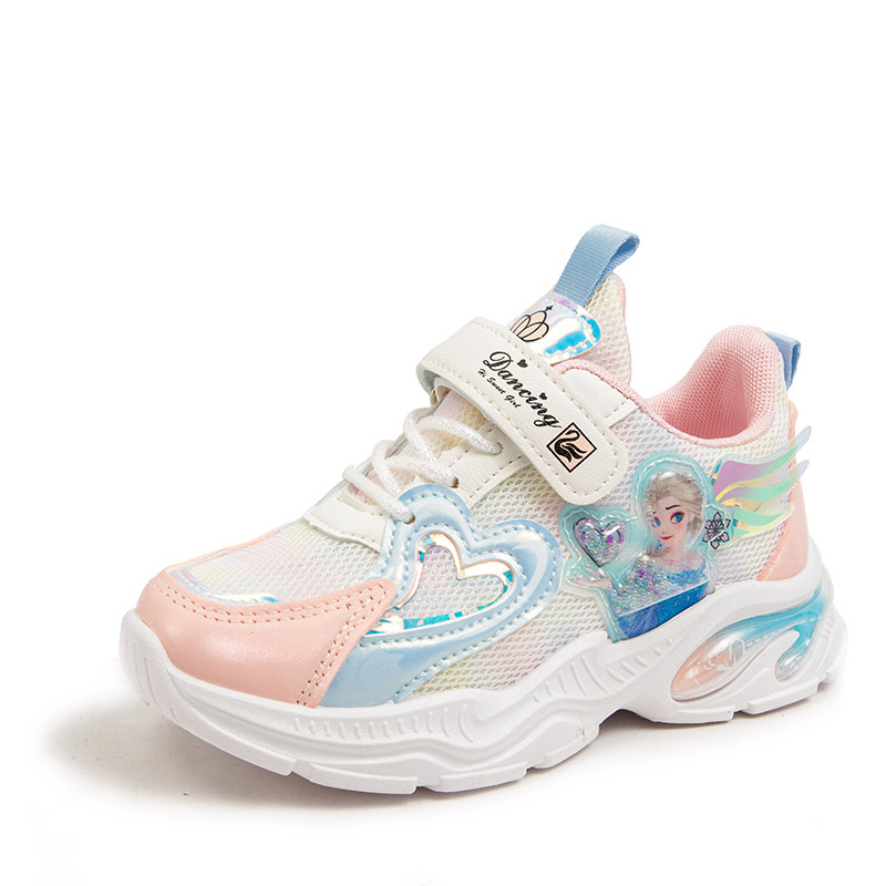 2024 Spring and Autumn new children's shoes Korean girls sneaker Princess student baby shoes wholesale one-piece delivery