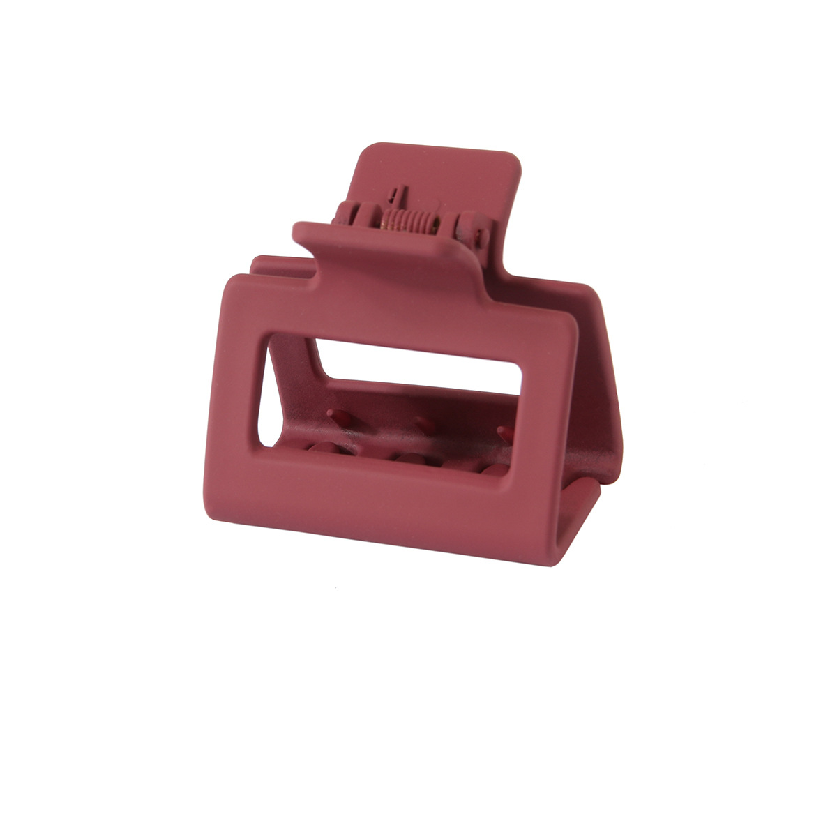 Guanyang PS material 5cm square matte grip clip cross-border  explosion hair claw clip with combination set_voghion.com