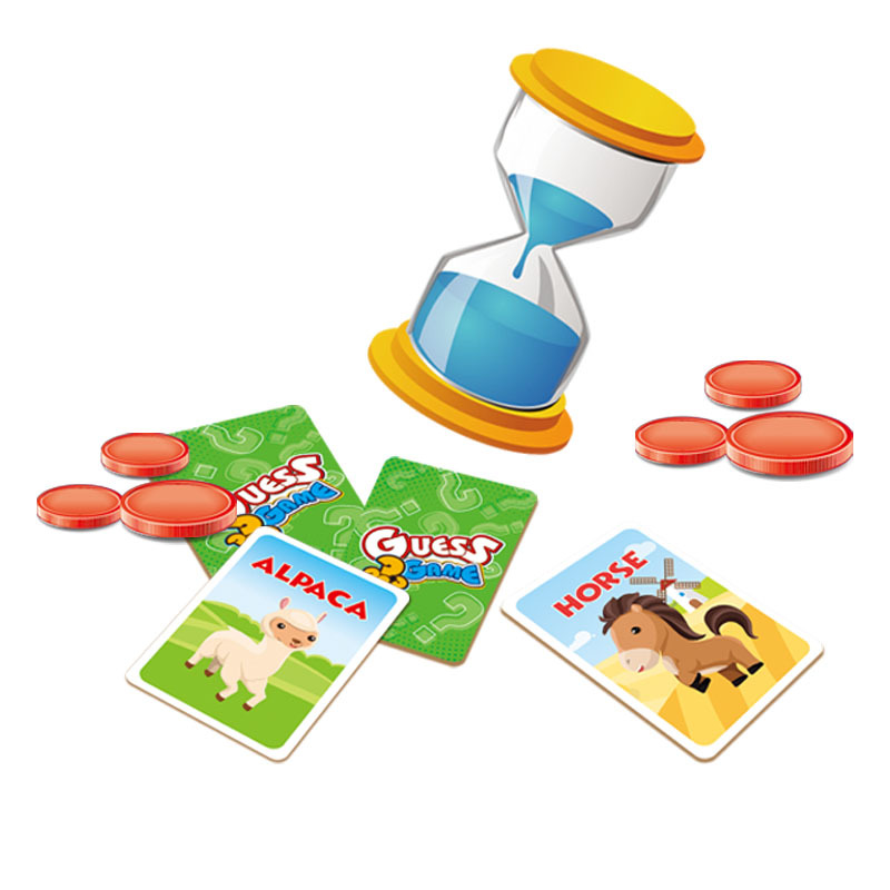 Children, you can draw me to guess what card I am. You said I can guess the action parent-child interactive game toy.