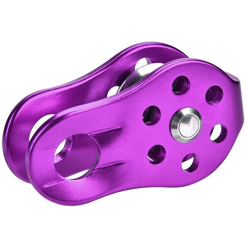 Fixed climbing pulley mountaineering single pulley transportation hoisting pulley outdoor crossing pulley cableway transportation equipment