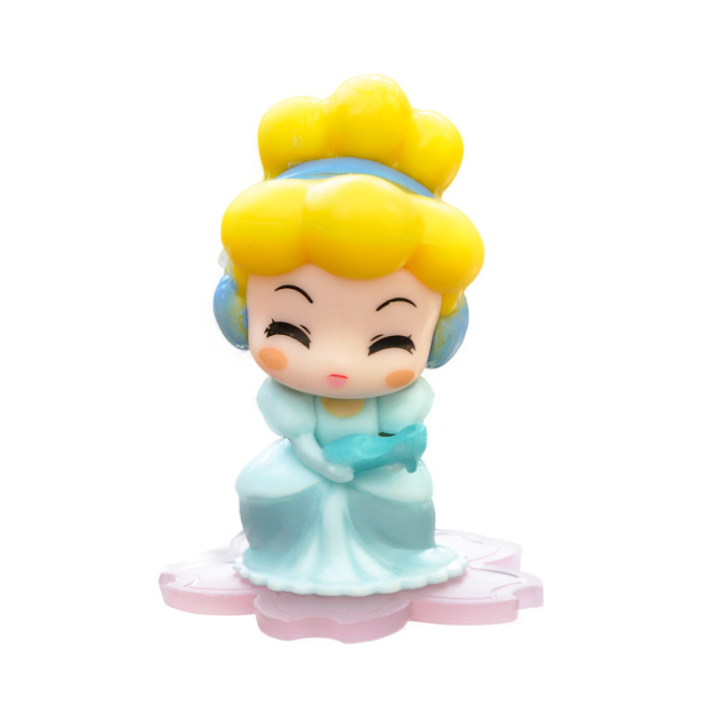 New Q version fairy tale princess around hand-made model mermaid Cinderella doll desktop decoration ornaments