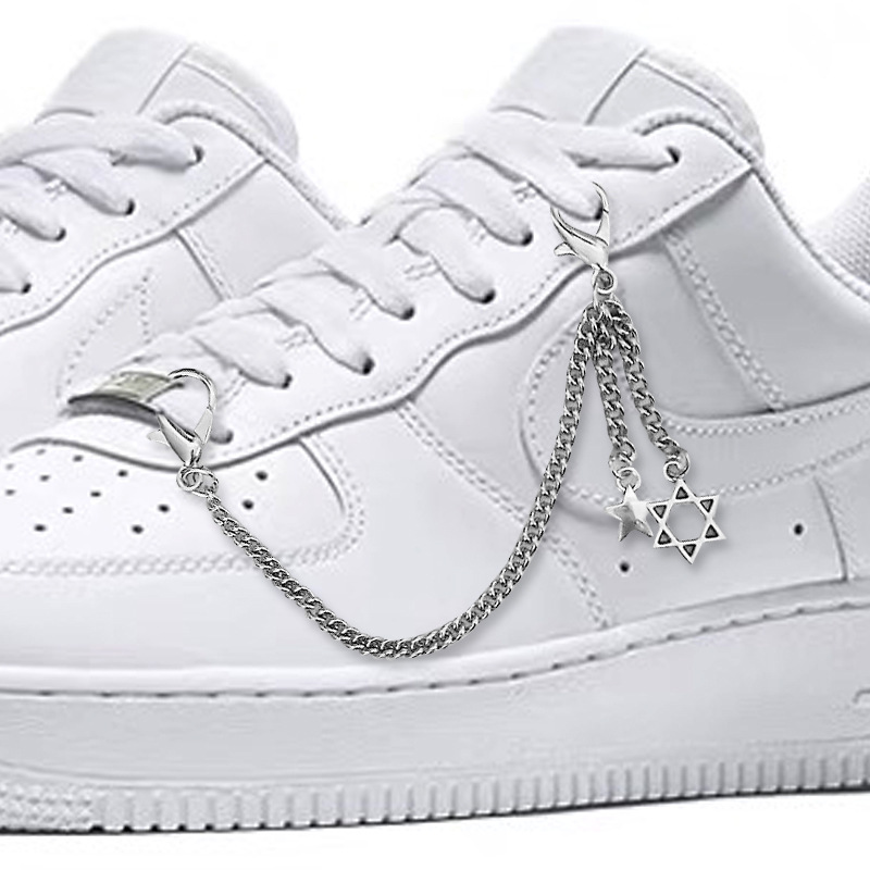 DIY chain accessories CLO star love shoe chain hip hop simple punk original detachable accessories jewelry wholesale