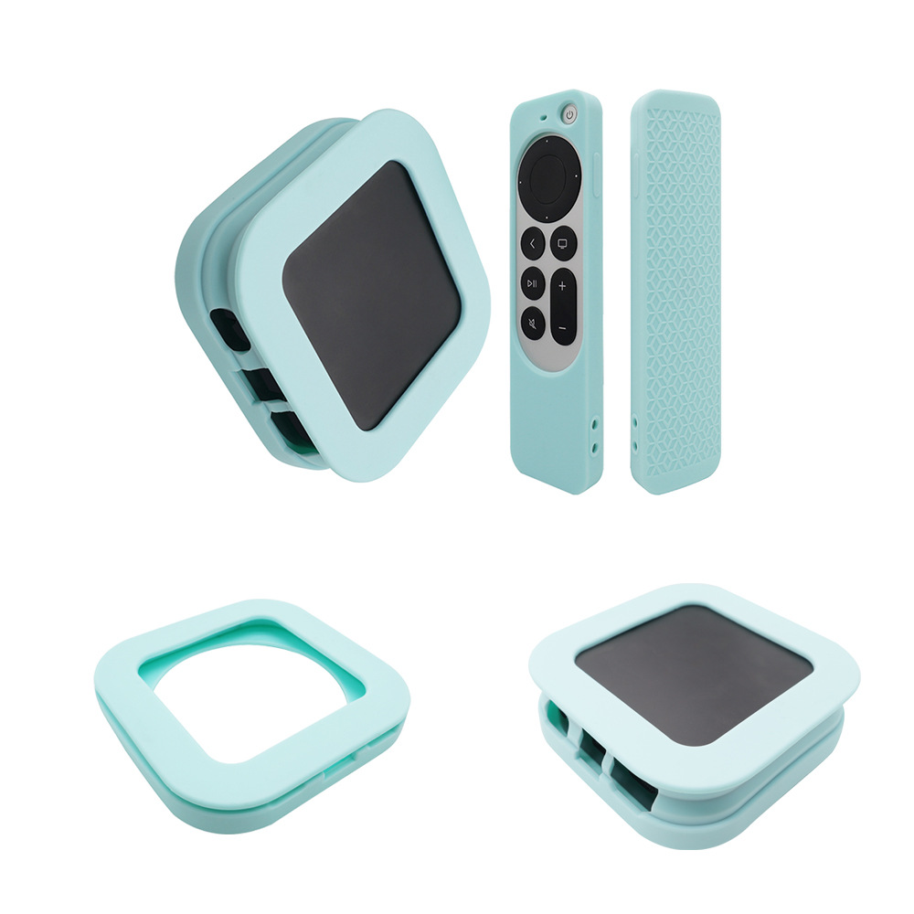 Suitable for 2022Apple TV7 Apple TV set-top box remote control folding silicone protection set