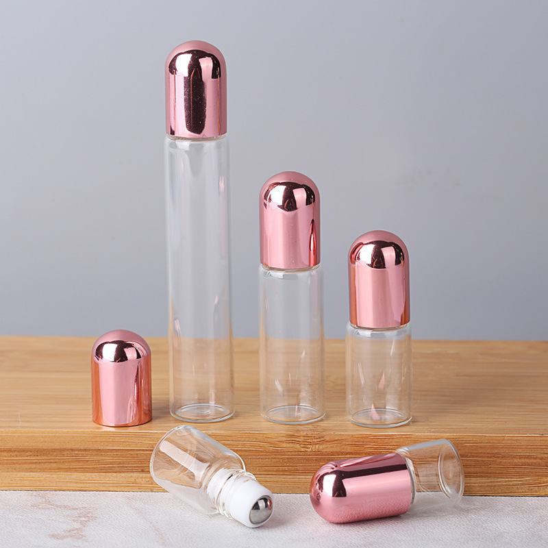 1ML2ML3ML5ML10ML cosmetic glass perfume ball bottle small sample walking ball bottle essence oil bottle