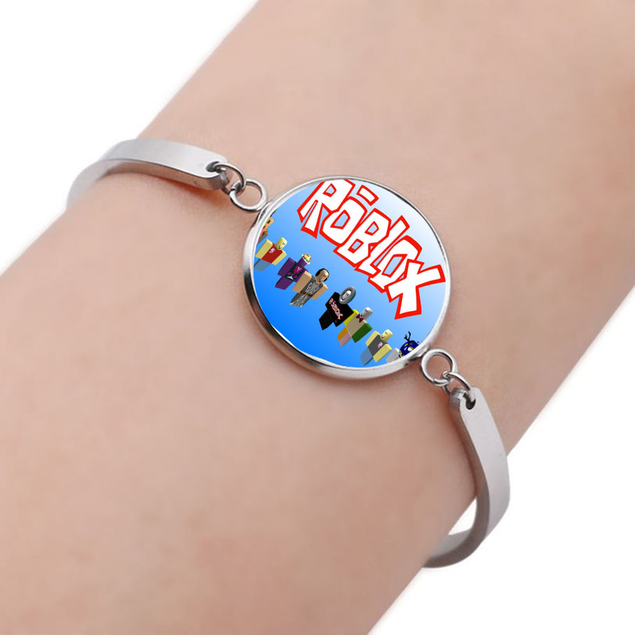 Anime Game Secondary Creative Bracelet ROBLOX Cartoon Peripheral Bracelet Personality Time Gem Alloy Bracelet