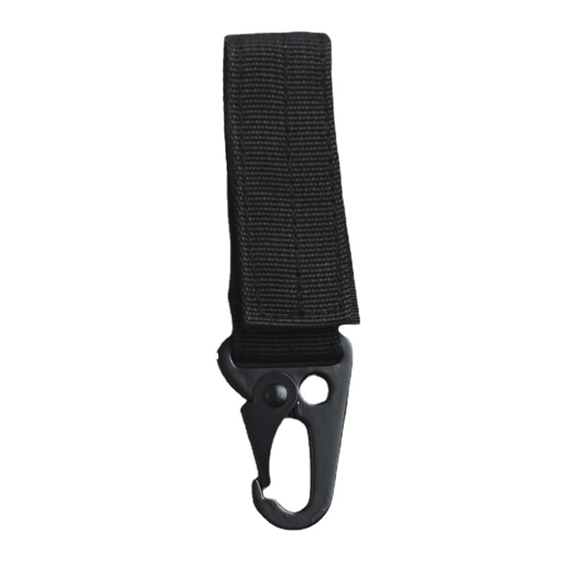 Factory Price Wholesale Accessories Functional Ribbon Hawk Buckle Outdoor Tactical Mountaineering Keychain