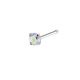 Straight bar round AB zirconium nose nail
