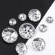 Taiwan Acrylic Two Eyes Crystal Diamond Button Coat Shirt Spin Coat Button Cardigan Sweater Button
