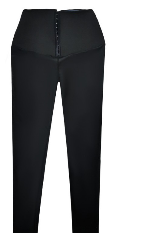 Europe and the United States Hot Selling Sliding Pants Women's High Waist Coated Sports Fitness Shorts Europe and the United States Breasted Abdominal Sweat Pants Waist