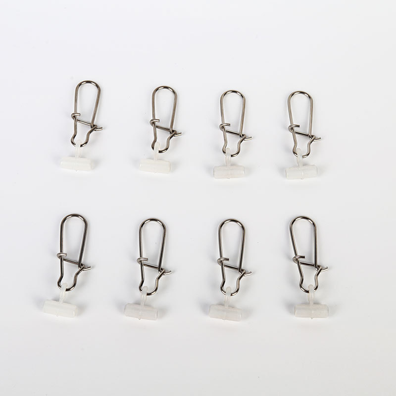 Small scale (122) color plastic head reinforced pin stainless steel fishing gear accessories color plastic head balance