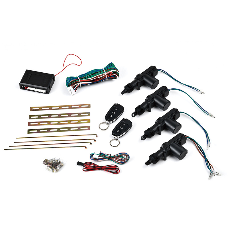 Factory sales car remote control central lock with folding key with window lift trunk function one control three systems