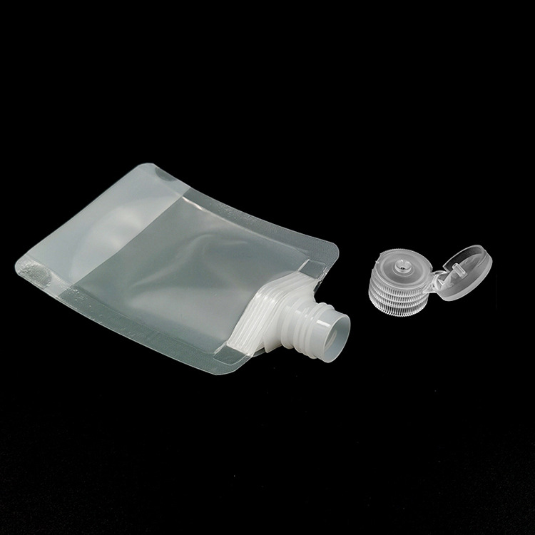 Portable Travel Lotion Packing Bag Cosmetic Shampoo Outgoing Transparent Suction Nozzle Bag Cover Bag Sample Bottle