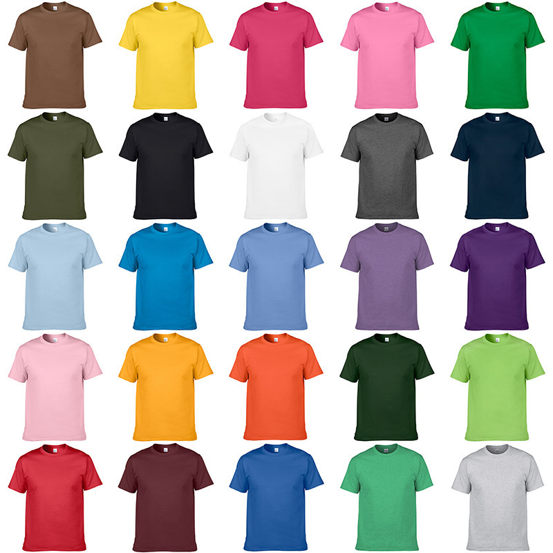 180g cotton short sleeve T-shirt cotton round neck T-shirt advertising shirt short sleeve printing custom LOGO