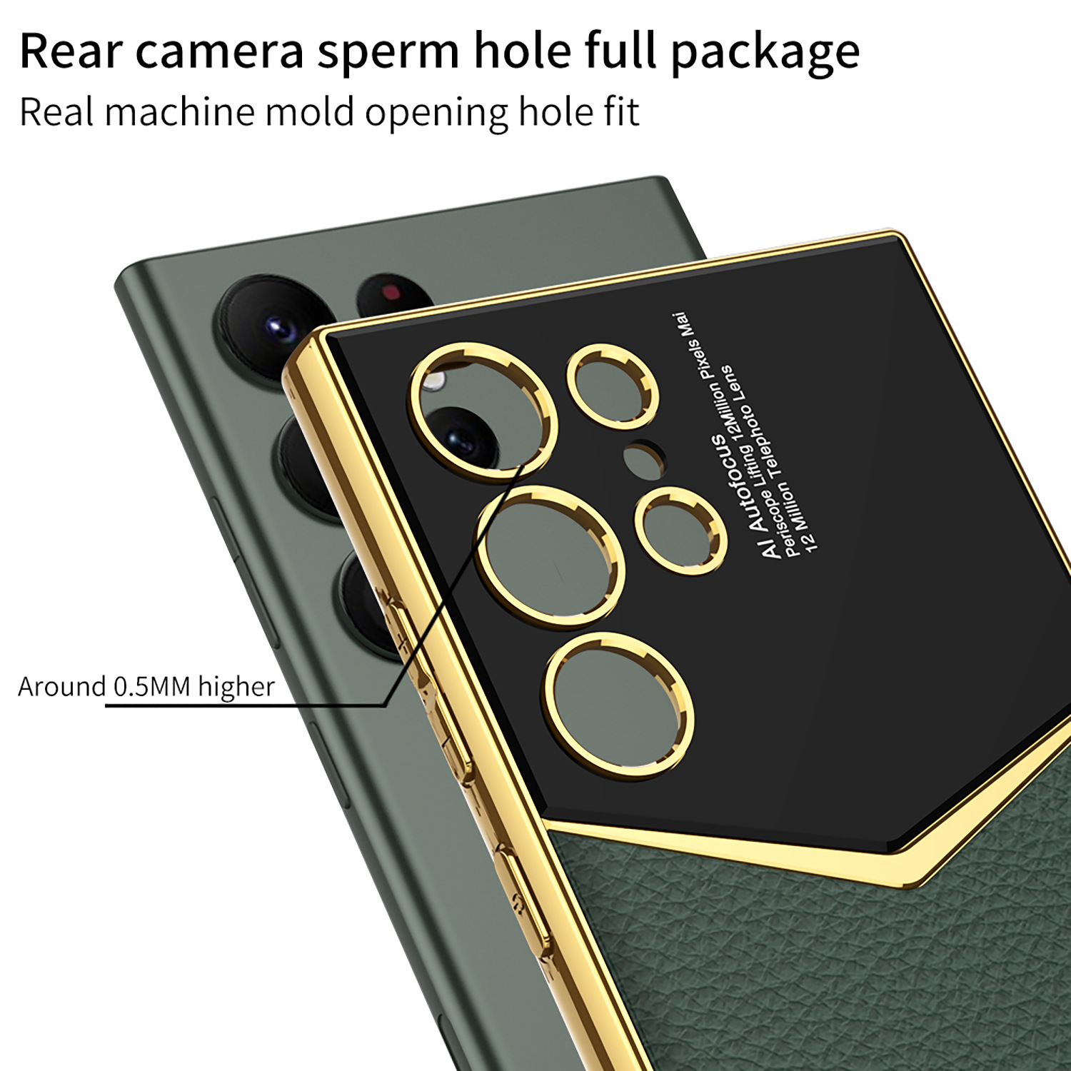 Applicable to Samsung S24Ultra electroplated solid color mobile phone shell S24plus jazz plain leather protective cover s24 drop-resistant shell