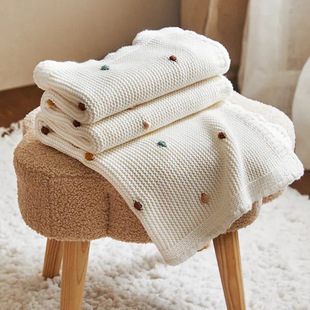 Zahome Same Style Cotton Hook Edge Nap Air-conditioning Blanket Niche Simple Home Photo Sofa Knitted Cover Blanket