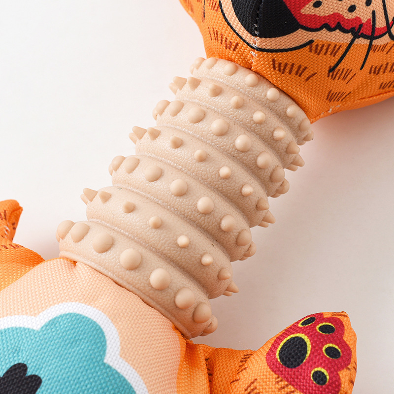 PSM Pet Oxford Cloth Toy Squeeze Toy Sound Resistant Grinding Teeth Relieving Drowness Training Puppy Dog Toy