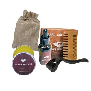 Microneedle beard growth pen set beard 60g paste beard comb 540 Microneedle beard comb beard small knife comb set