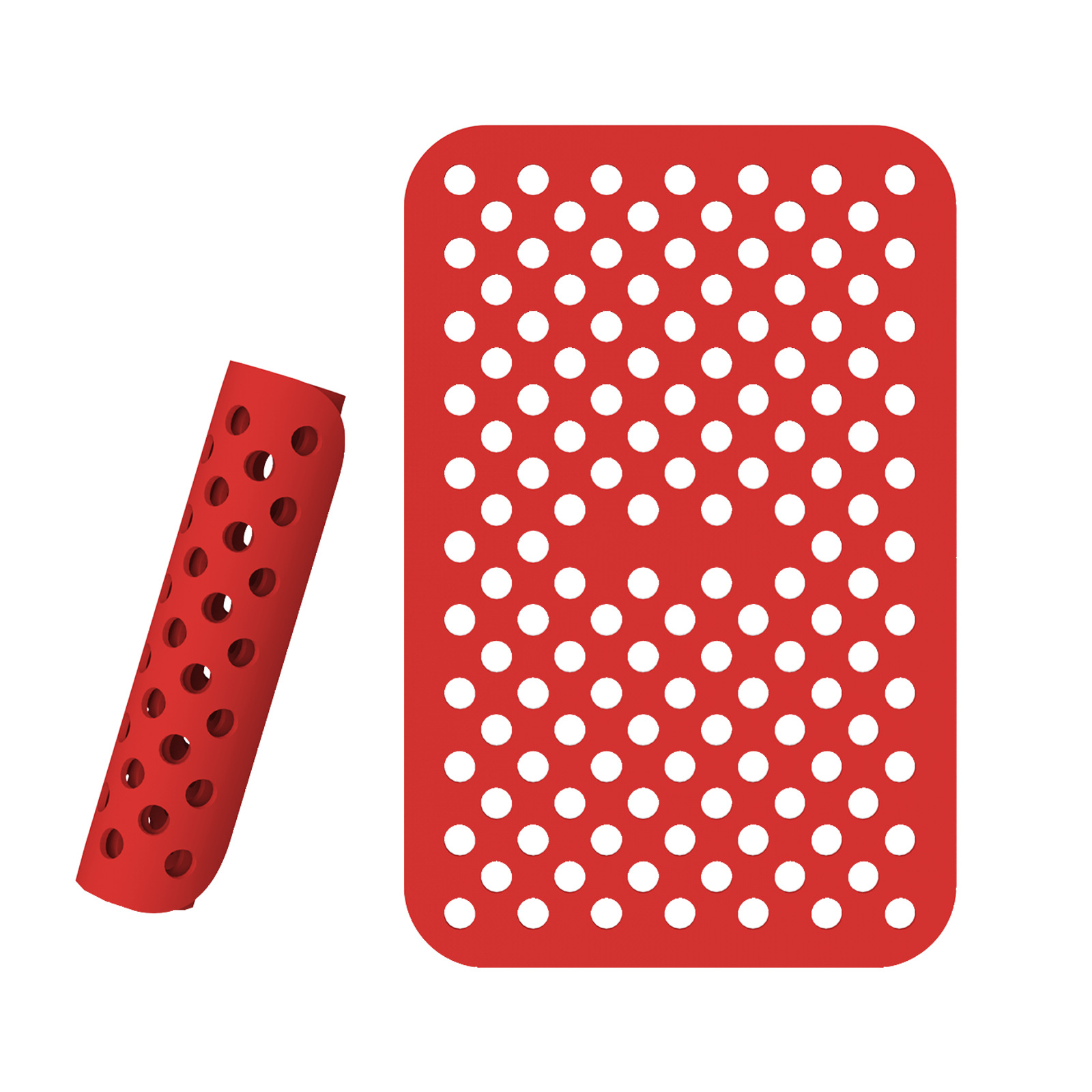 Rectangular Air Frying Pot Mat Airware Reusable Air Frying Pot Mat Air Frying Pot Silicone