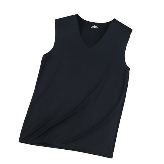 Ice silk vest fitness wide shoulder running sports seamless quick-drying inside and outside wear wholesale summer young men and women