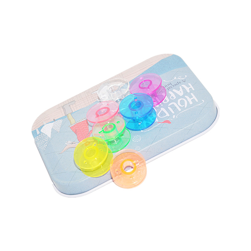 Multi-functional household machine plastic bobbin lock cylinder household sewing machine plastic transparent Bobbin