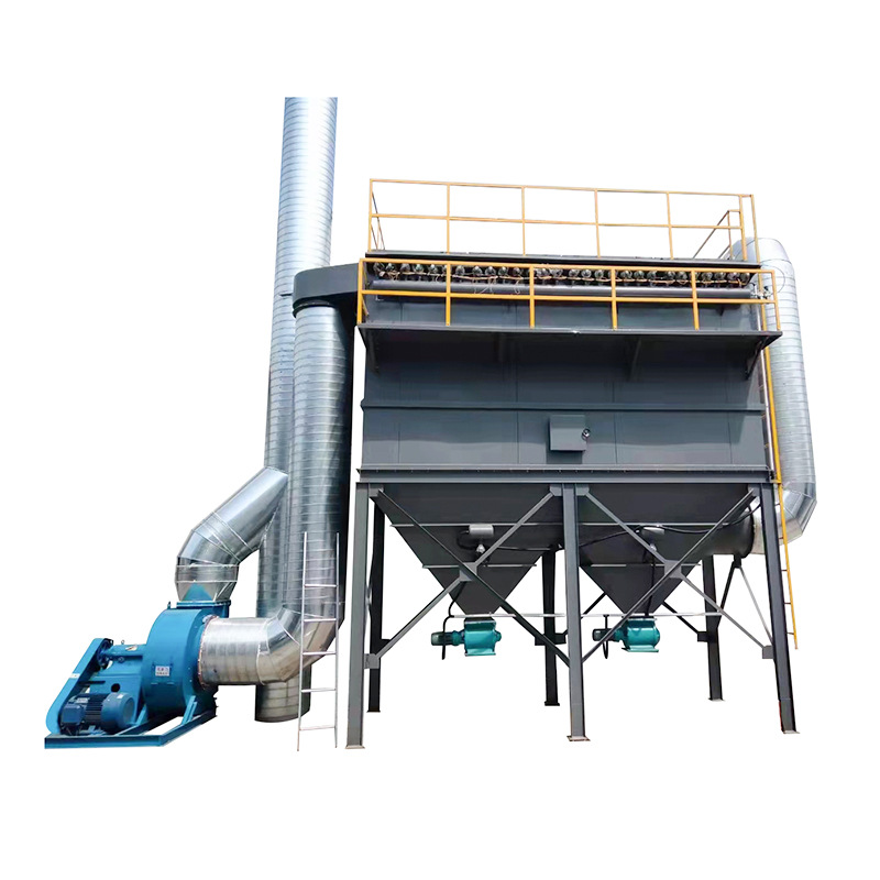 Small single-machine pulse dust collector bag dust removal equipment factory high temperature boiler explosion-proof filter cartridge dust collector