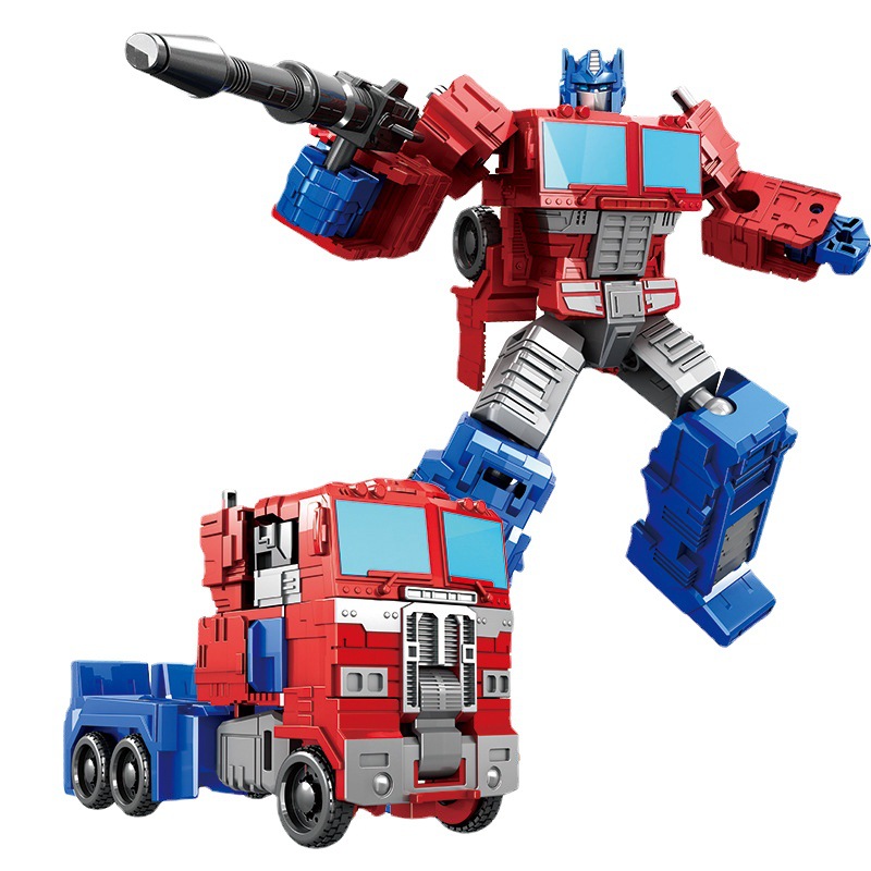 Transfiguration Toy Model Car Flat Head Robot Rock Bumblebee Sky Pillar Steel Cable Tank Dinosaur Alloy King Kong