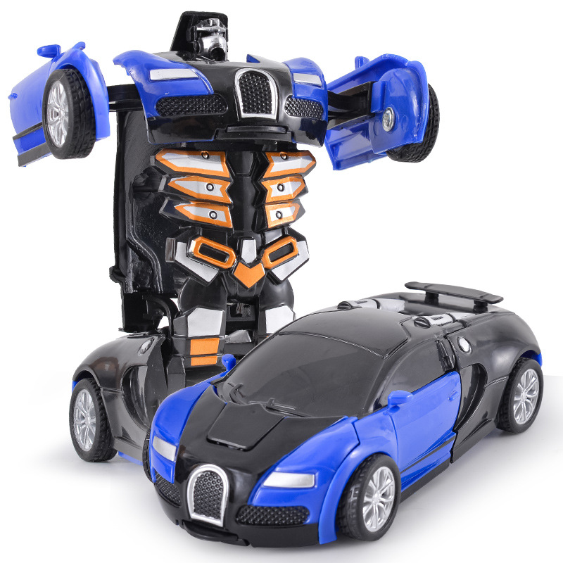 Deformable Autobot G Off-road Vehicle King Kong Collision Robot Inertial Toy Car Stall Wholesale Boys Model