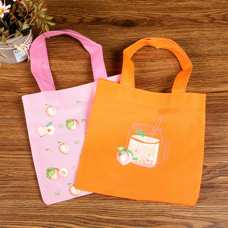 Three-dimensional Non-woven Bag Cosmetic Bag Tailor Bag Cartoon Hot Dyeing Non-woven Bag Printable LOGO