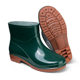 Plastic 3508 short rain boots women's water shoes low tube PVC beef tendon thick bottom fleece-lined solid color work shoes rain boots waterproof