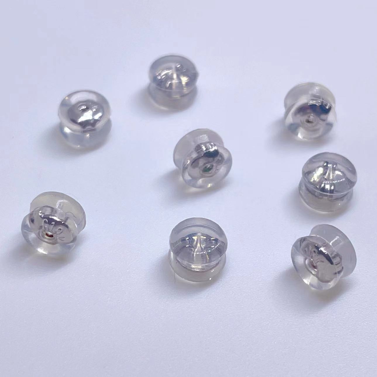 Silicone Gold Bag Large Hamburg Ear Plug diy Earrings Accessories Transparent Ear Forced Copper Plated 14K Pearl Earrings Earrings Earrings Stud Plug
