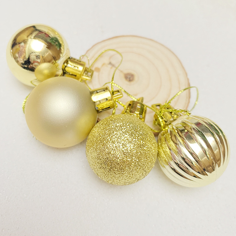 Cross-border Christmas decorations electroplating bright special-shaped ball plastic ball shopping mall ceiling Christmas Ball Christmas tree pendant