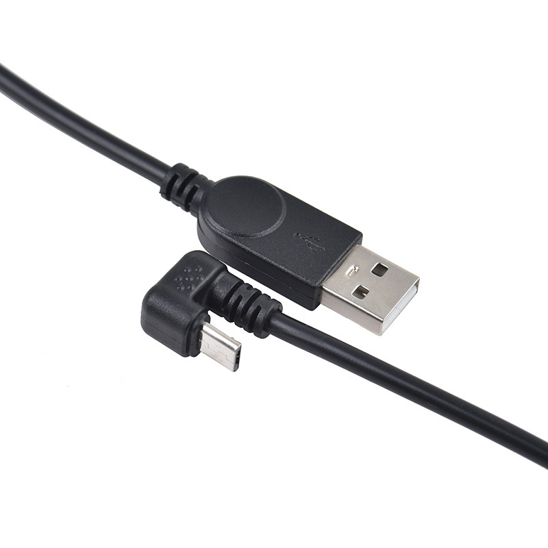 USB revolution micro5p male data line elbow U-shaped charging Android mobile phone tablet supports Game hand travel