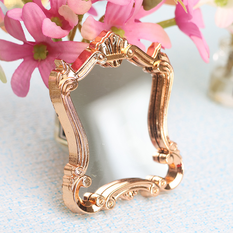 ob11 miniature mini toy mirror mini doll house decoration dollhouse bedroom BJD arc mirror 1:12