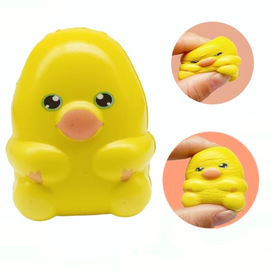 Cross-border blind box decompression toy Squishy cartoon twisted egg doll animal PU slow rebound pinch Music 24 models