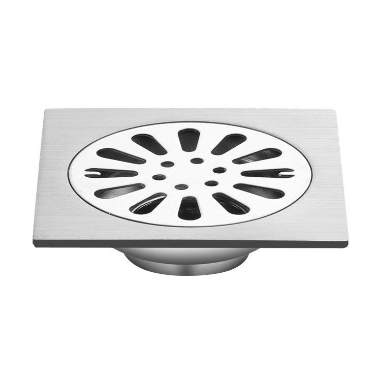 304 stainless steel floor drain deodorant bathroom washing machine floor drain deep water wire drawing project for large displacement floor drain