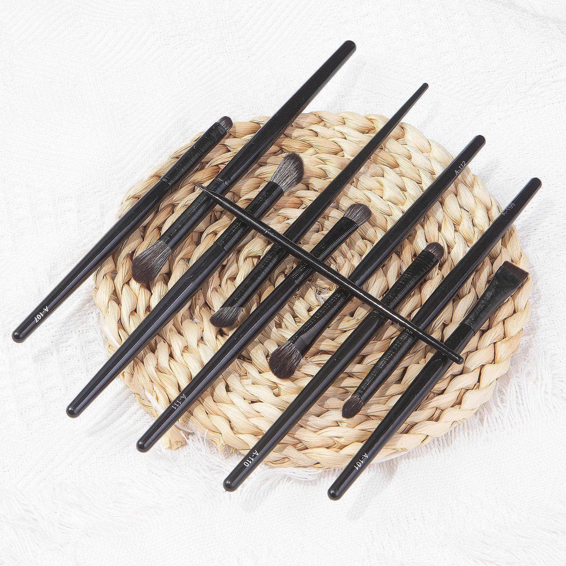 6 eye brush eye shadow lying silkworm brightening makeup tool portable makeup brush suit