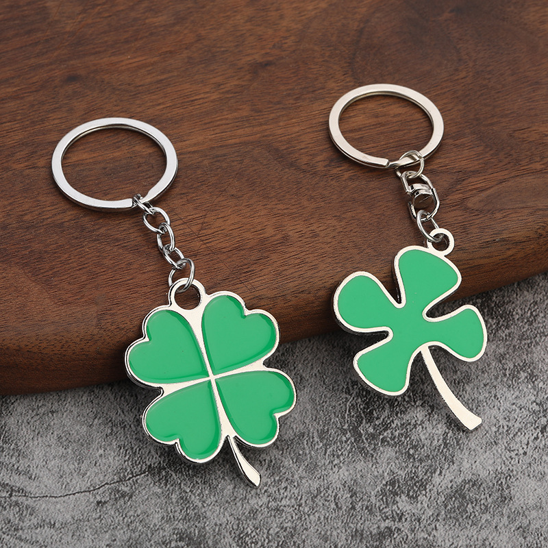 Брелок Lucky Clover большой зеленый лист креативный подарок кулон брелок автомобильный брелок