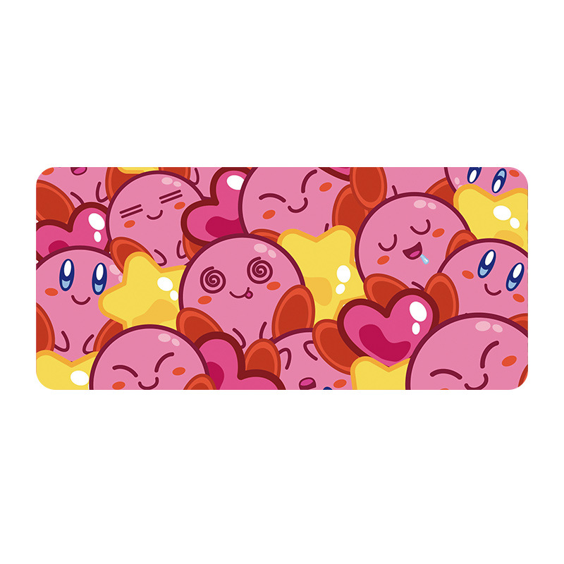 Star cartoon mouse pad game pad large computer desk pad precision lock thickened desk pad non-slip keyboard pad