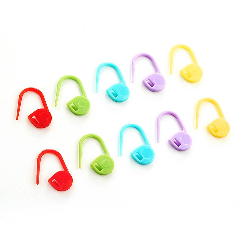 Color plastic Mark Buckle diy crochet counting buckle sweater wool anti-release small buckle manufacturers wholesale