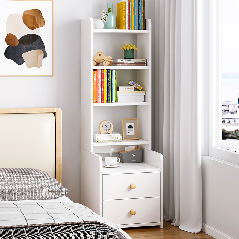 Super Narrow Bedside Table Simple Modern Bedroom Small Bedside Cabinet Rental Room Cabinet Storage Cabinet Simple Storage Rack