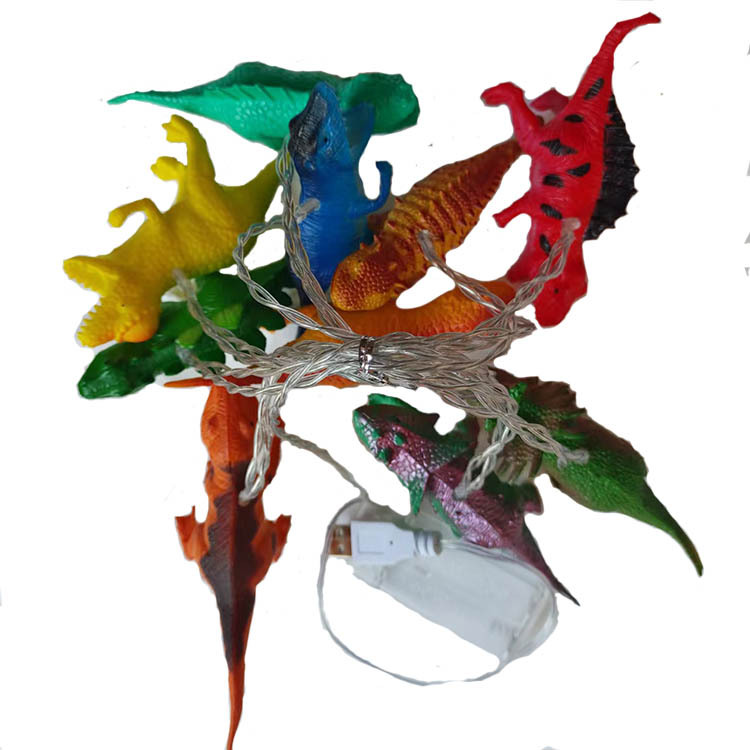 LED dinosaur light string innovative children's toys decorative ornaments Lanterns holiday gifts battery box string lights wholesale