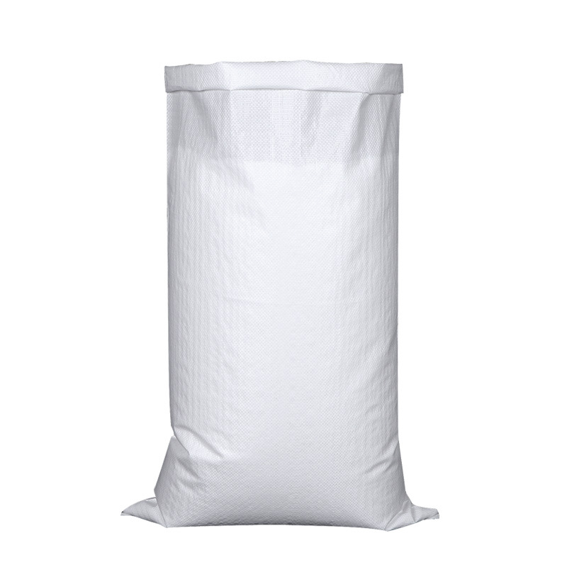 White Plastic Woven Bag Snakeskin Bag Flour Bag Printing Packaging Bag Waterproof Thickened Moving Woven Bag Wholesale